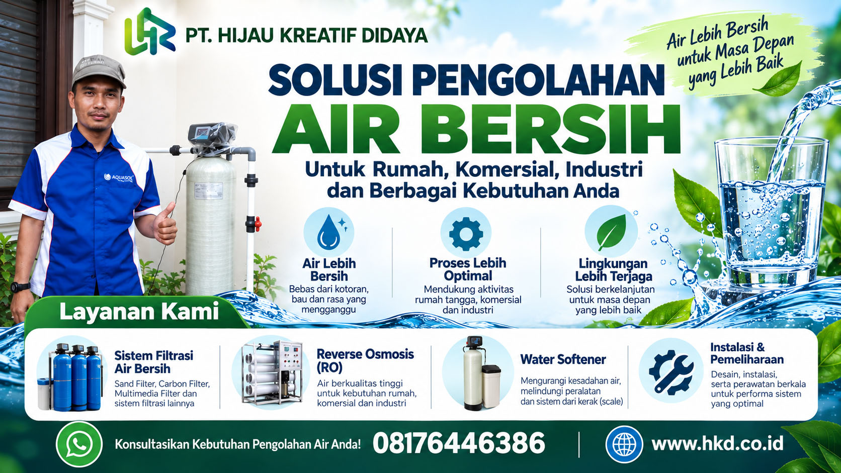 Layanan Water Treatment PT Hijau Kreatif Didaya